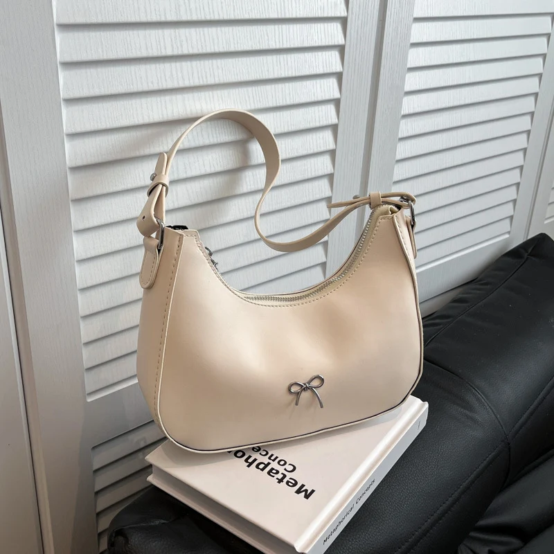 Chic Schleife-Akzent Handtasche