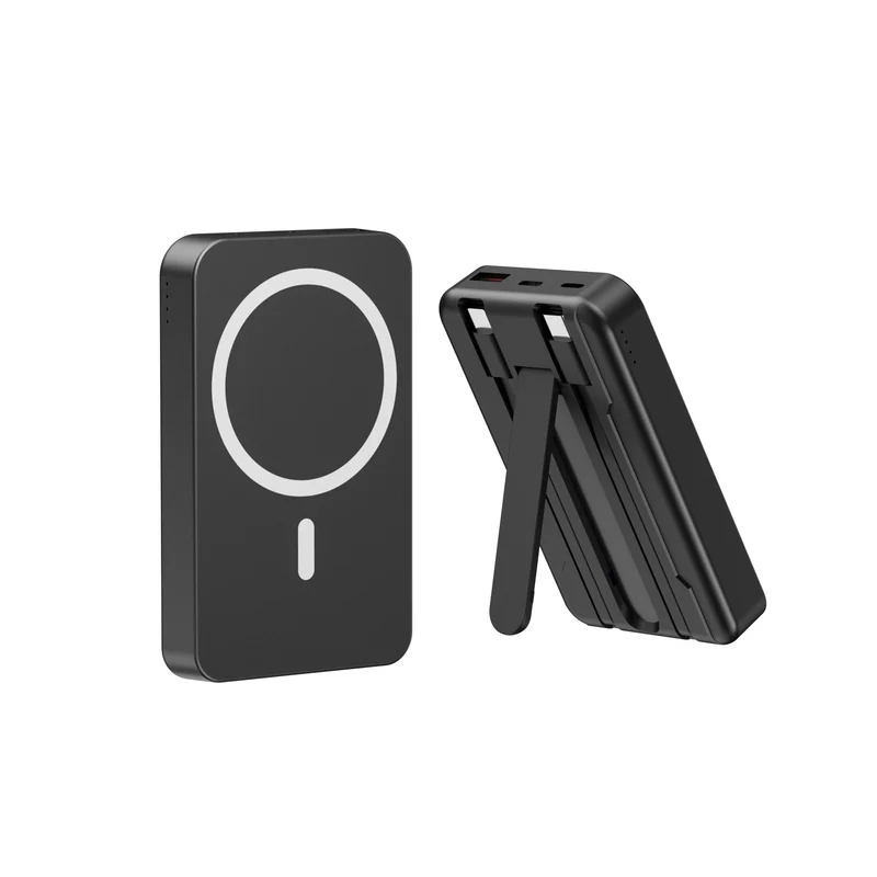 Powerbank mit integriertem Ständer und Schnellladefunktion Skanto