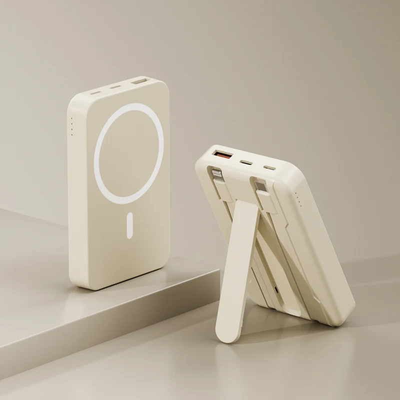 Powerbank mit integriertem Ständer und Schnellladefunktion Skanto