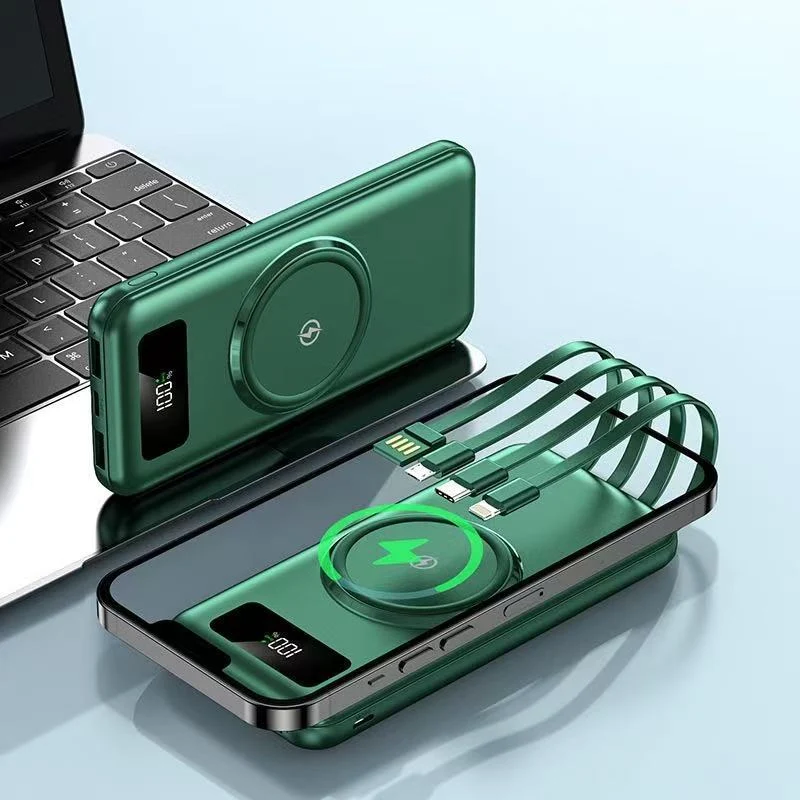 Tragbare Powerbank mit kabelloser Ladefunktion Skanto