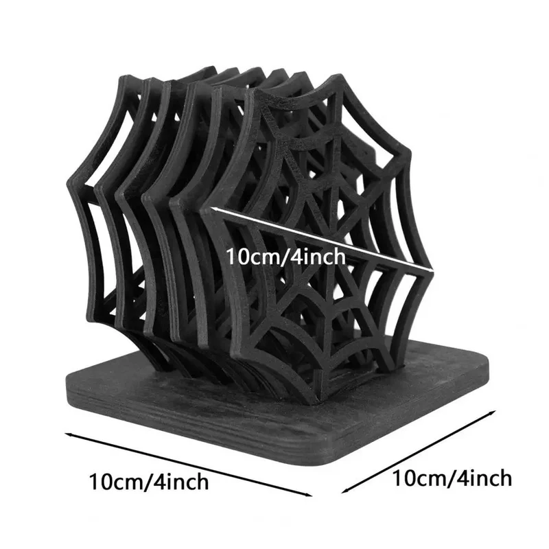 Mehrschichtiger MDF-Totenkopf-Serviettenhalter und Tischdeko