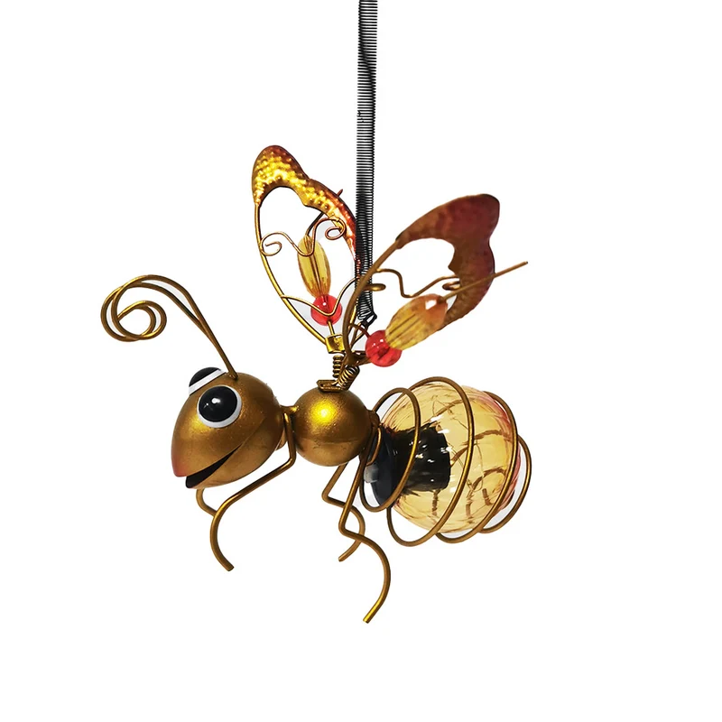 Fantastische hängende Bienen-Sonnen-Gartenlaterne Ornament Skanto