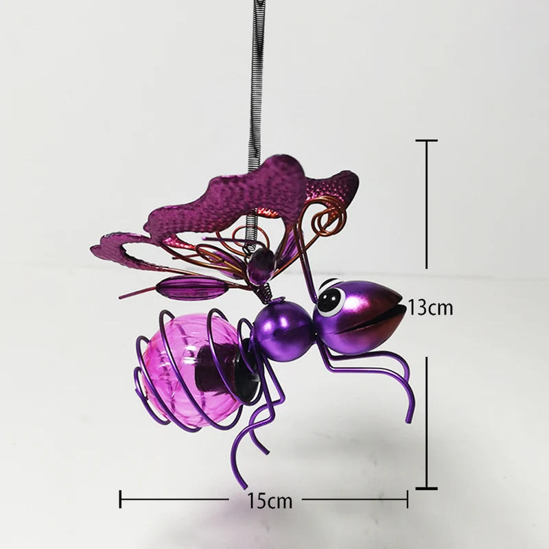 Fantastische hängende Bienen-Sonnen-Gartenlaterne Ornament Skanto