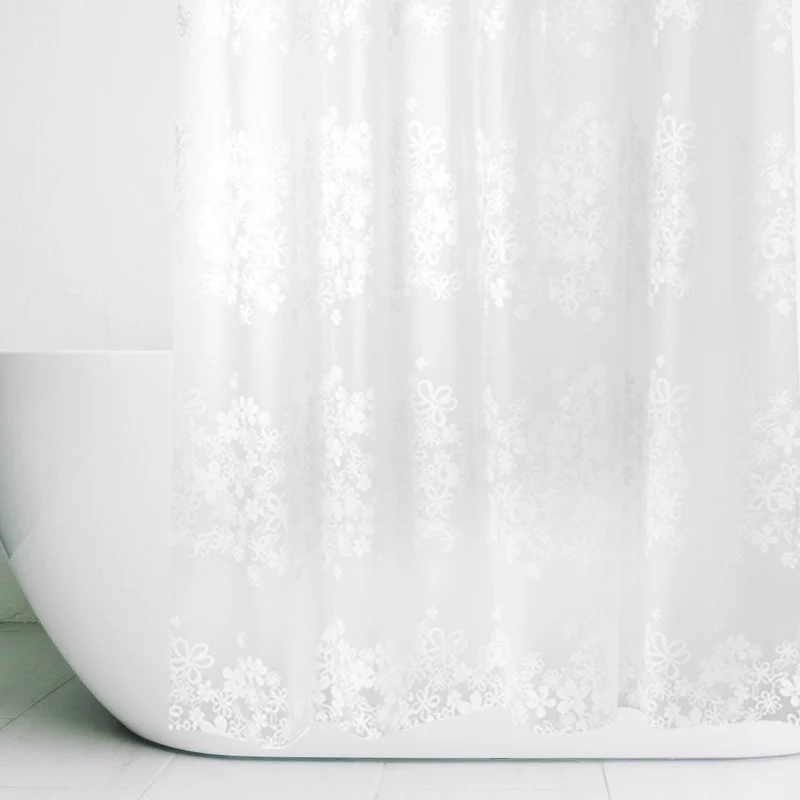 Wasserdichter Duschvorhang Skanto mit Blumenmuster