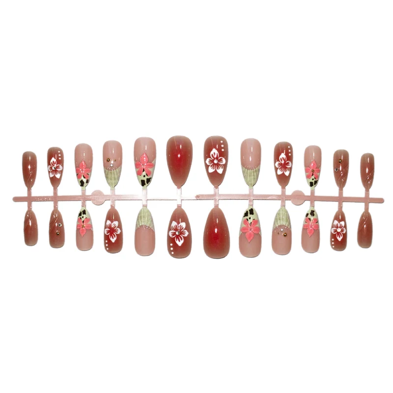 Künstlerisches Florales Acryl-Nagelkunst-Set