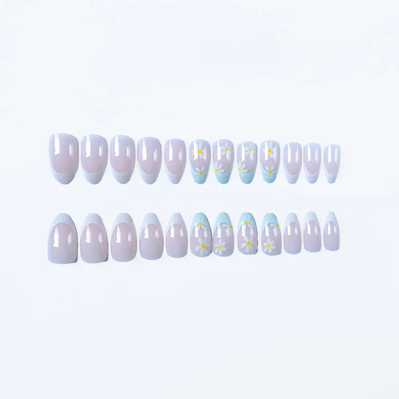 Künstlerisches Florales Acryl-Nagelkunst-Set