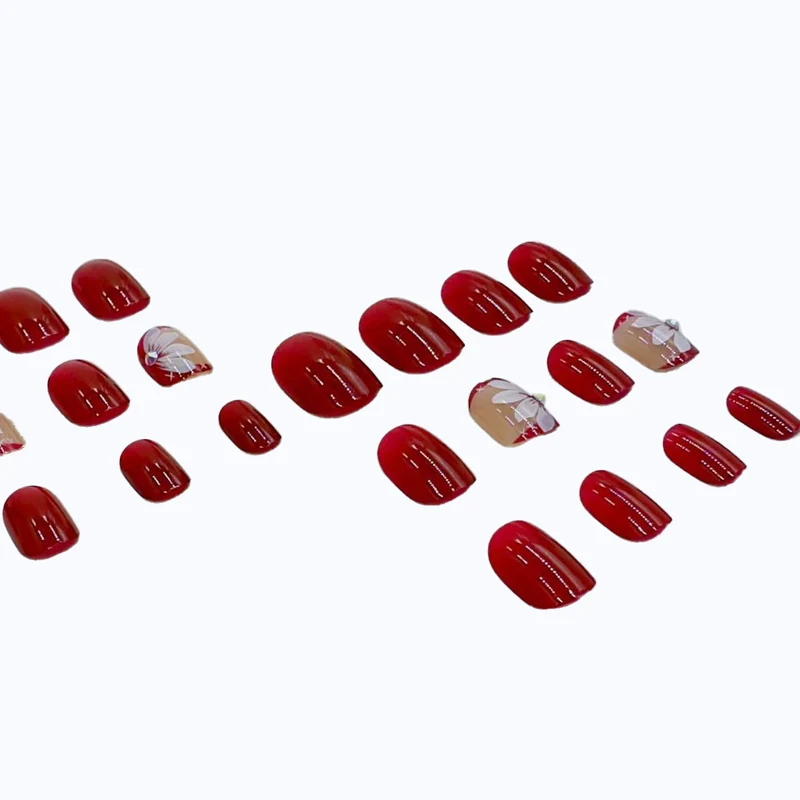 Künstlerisches Floral Akzent Nail Art Set