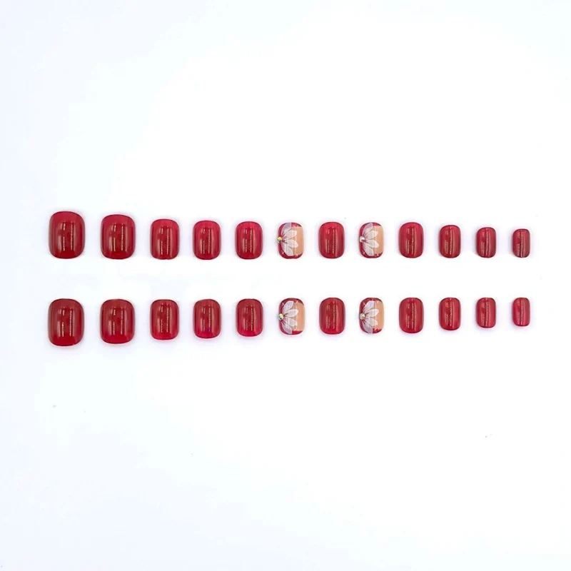 Künstlerisches Floral Akzent Nail Art Set