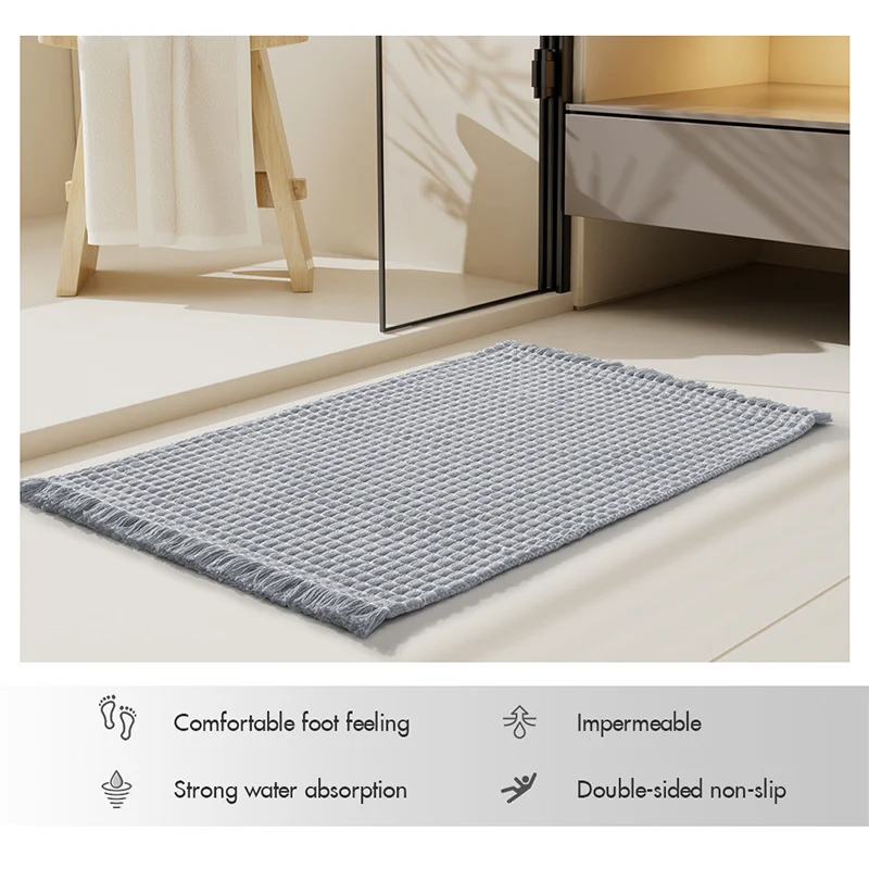 Absorbierender Badteppich