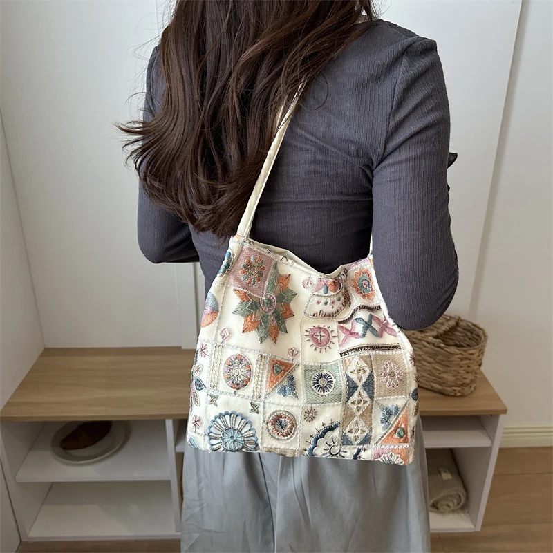 Bohemian Patchwork Schultertasche