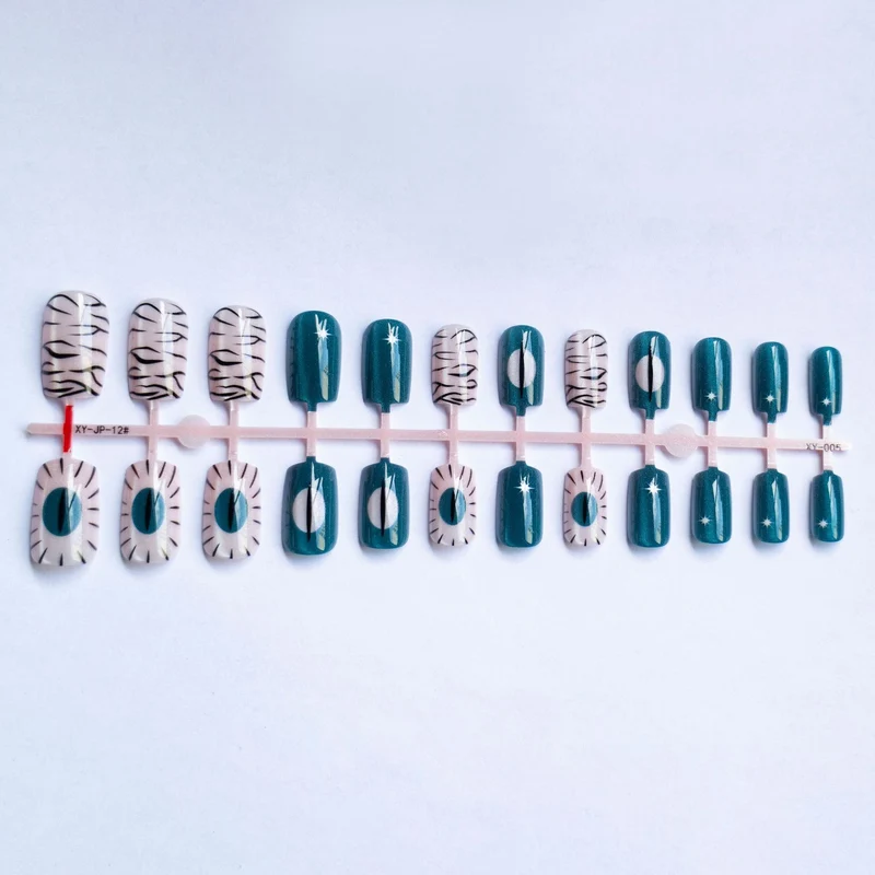 Künstlerisches Abstraktes Nagelkunstset