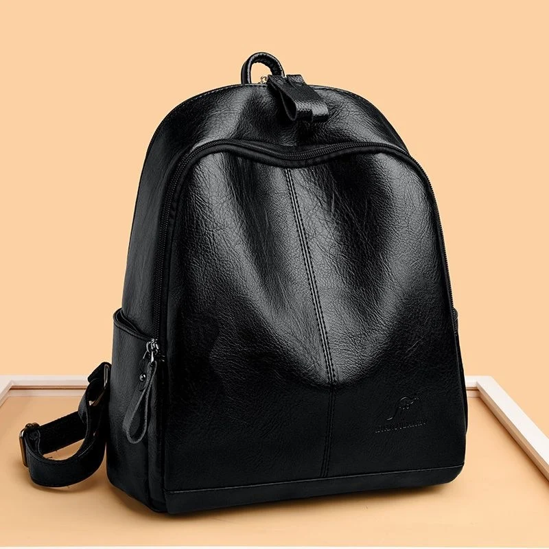 Damen Stilvolle Leder Rucksack Brehn