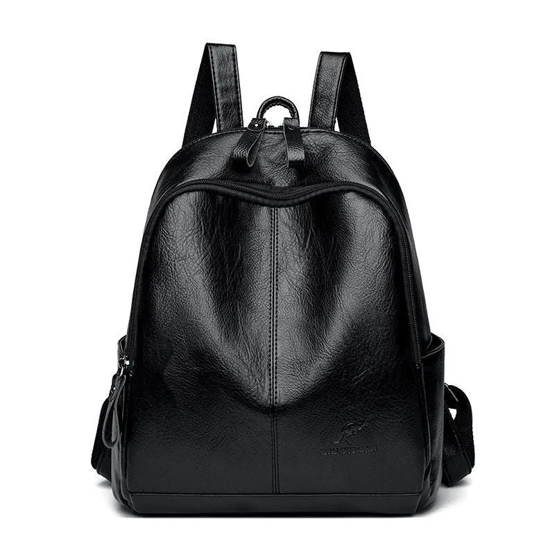 Damen Stilvolle Leder Rucksack Brehn