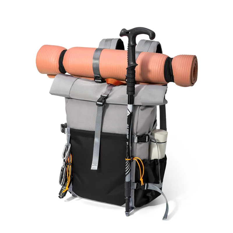 Vielseitiger Roll-Top Outdoor-Rucksack Brehn