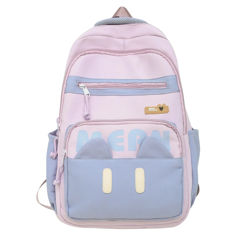 Niedlicher Schulrucksack mit Katzenohren Skanto