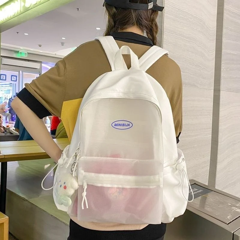 Transparenter Mesh-Rucksack Brehn