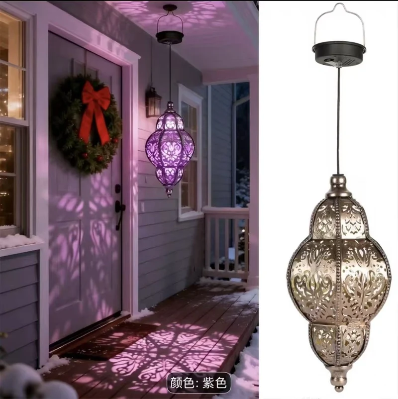 Verzierte Filigran-Hängeprojektionslampe mit verstellbarem Kabel und LED-kompatibler Fassung Skanto