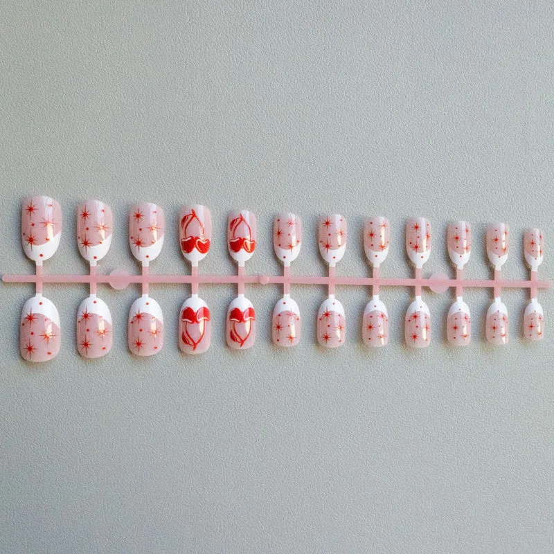 Künstlerisches Kirschblüten-Nagelkunst-Kit