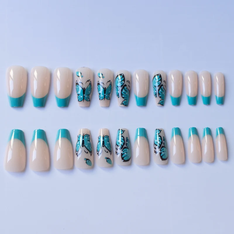 Künstlerisches Schmetterling Nagelkunstset