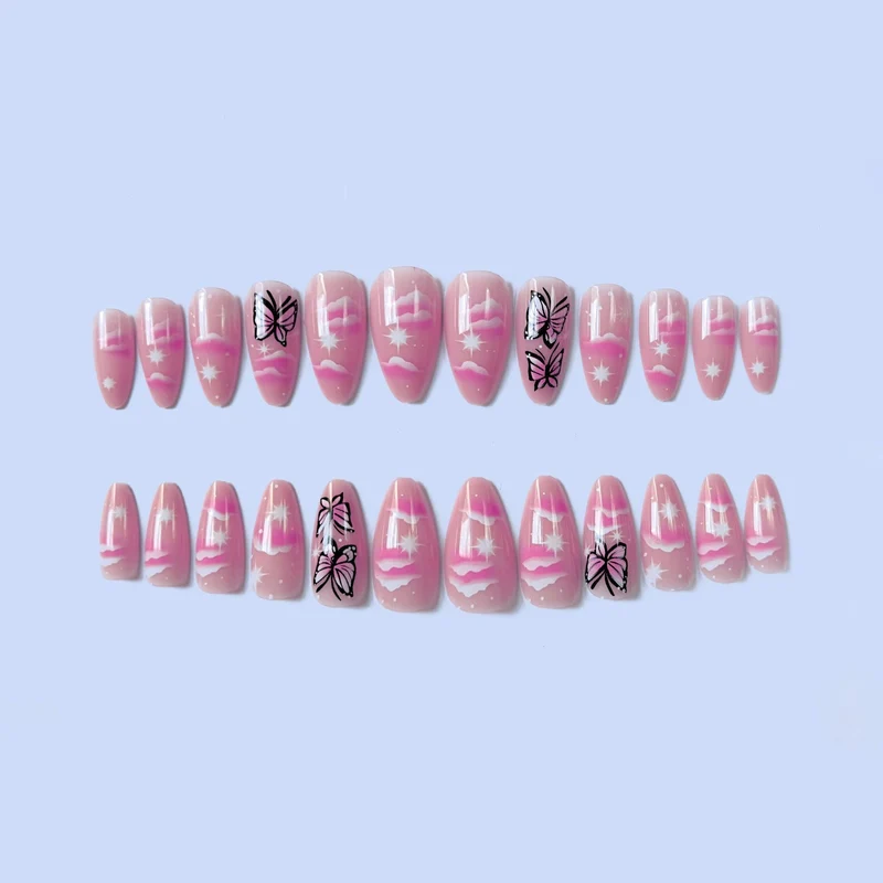 Künstlerisches Schmetterling Nail Art Set 1790958181