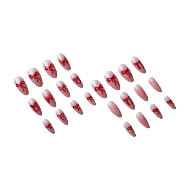 Künstlerisches Schleifen-Design Nagelkunst