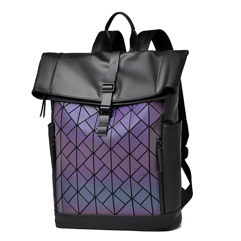 Stylischer geometrischer Muster-Rucksack Brehn