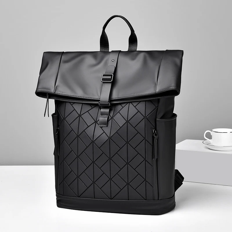 Stylischer geometrischer Muster-Rucksack Brehn