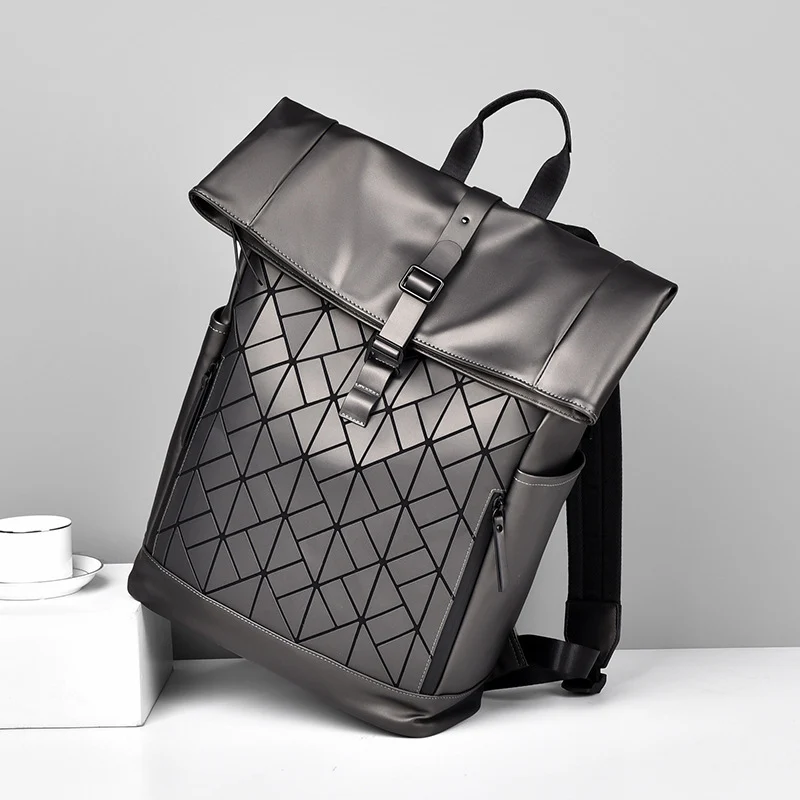 Stylischer geometrischer Muster-Rucksack Brehn
