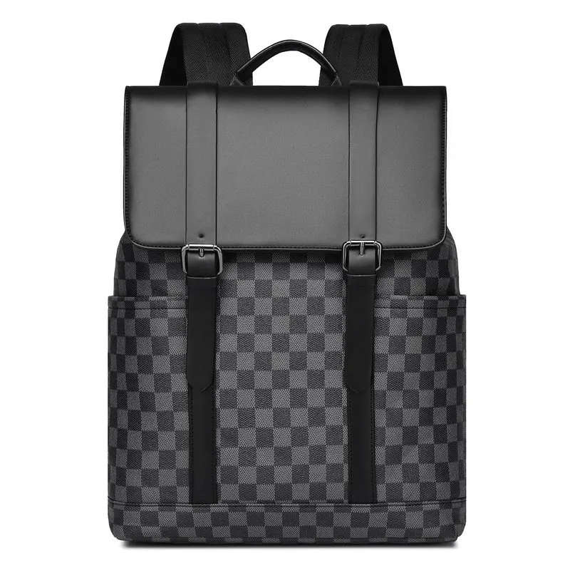 Stylische Kariert Rucksack Brehn