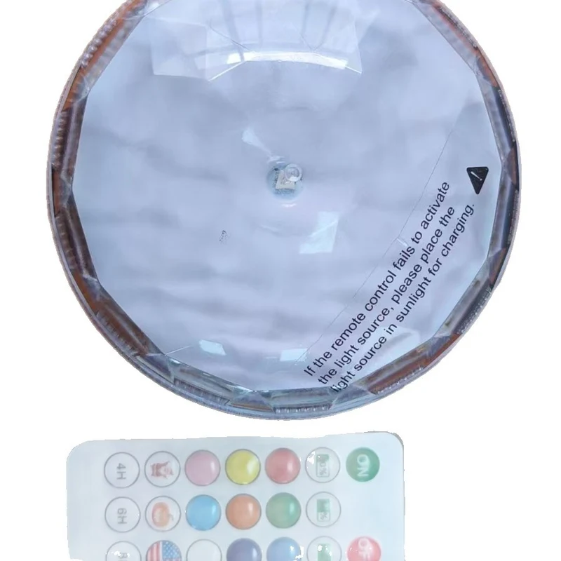 Schwimmende Solar-RGB-Poolleuchte mit wasserdichtem LED-Ring und Dämmerungssensor Skanto