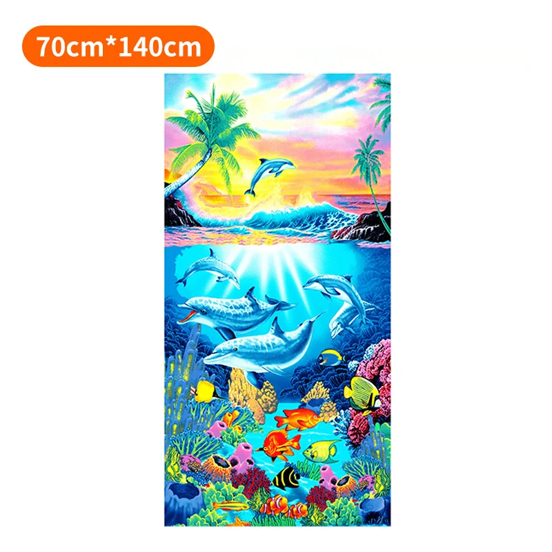 Strandtuch mit tropischem Flamingo-Design Skanto