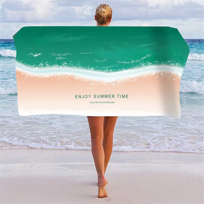 Strandtuch mit einzigartigem grafischem Muster Skanto