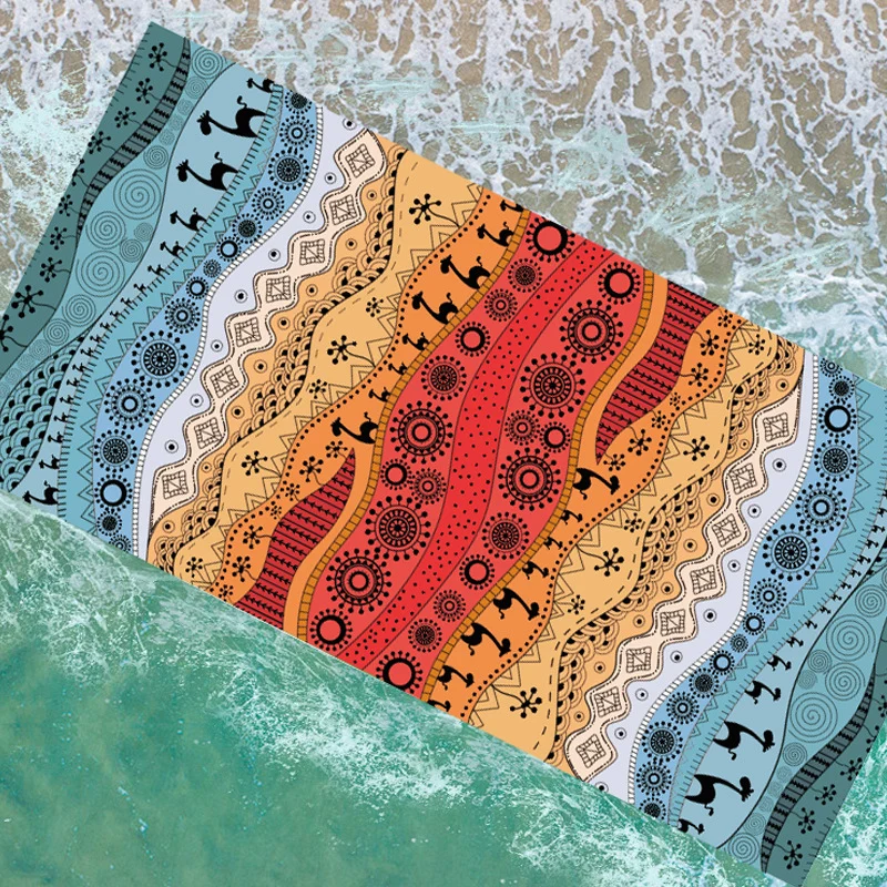 Strandtuch mit einzigartigem geometrischem Muster Skanto