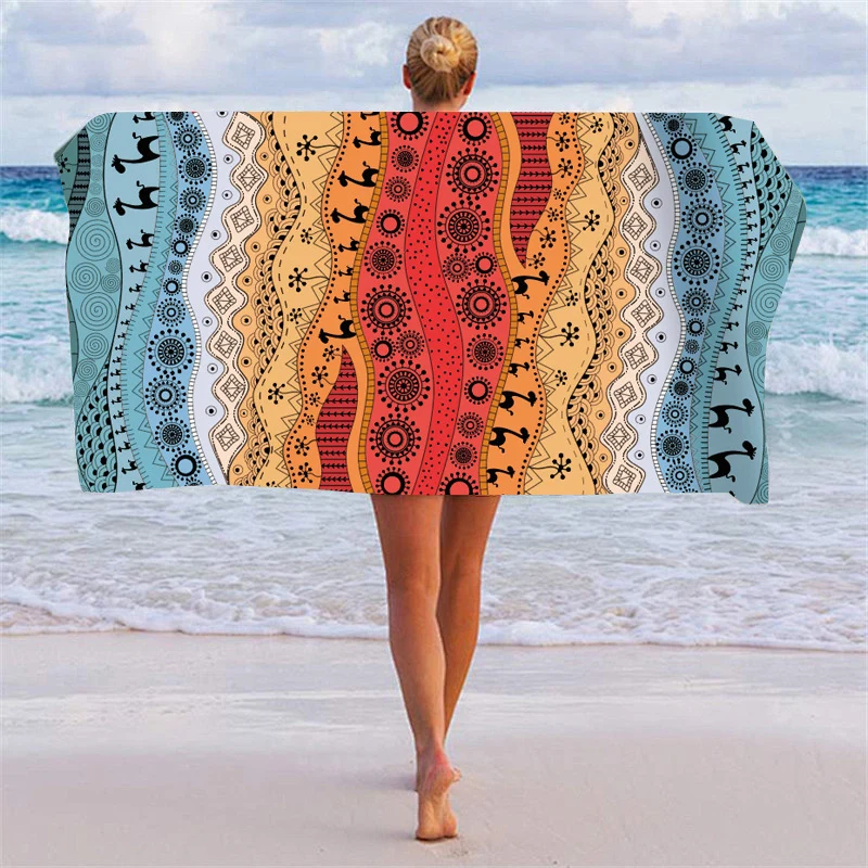 Strandtuch mit einzigartigem geometrischem Muster Skanto