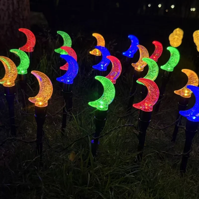 Halbmond Solar-Gartenstecker Lichter Skanto