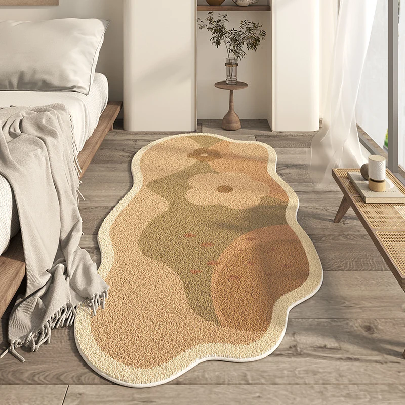 Abstract geformter Teppich