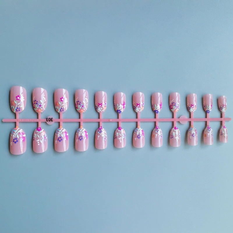 3D Blumen Acryl Nail Art Set