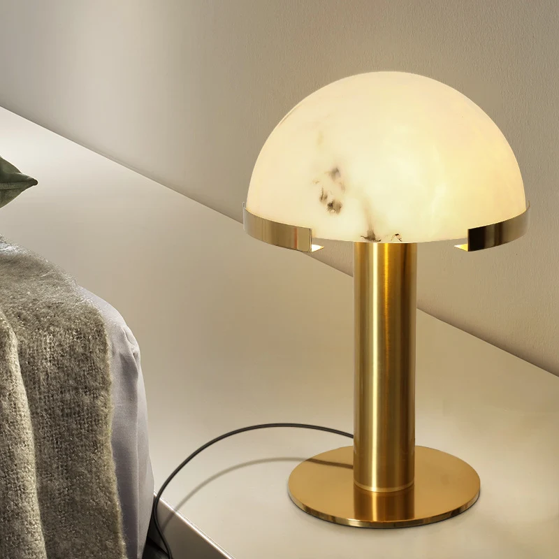 Moderne Marmorkuppel Tischlampe
