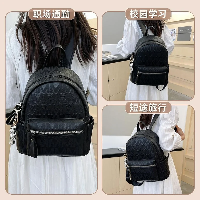 Stilvoller Multifunktions-Rucksack aus Kunstleder Brehn