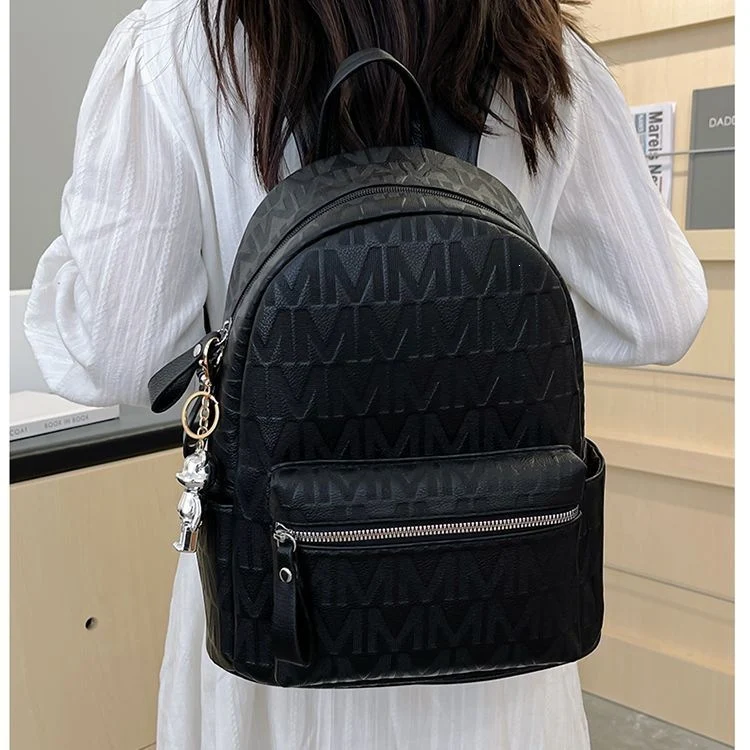 Stilvoller Multifunktions-Rucksack aus Kunstleder Brehn