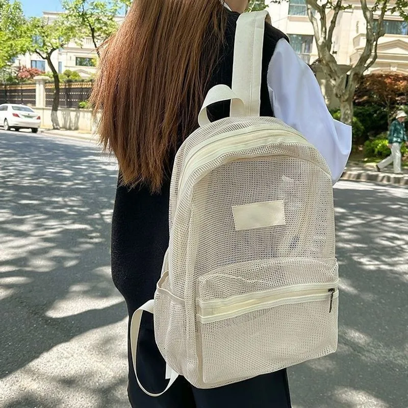 Stylische Mesh-Rucksack Brehn