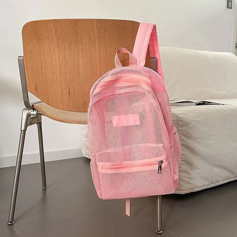 Stylische Mesh-Rucksack Brehn