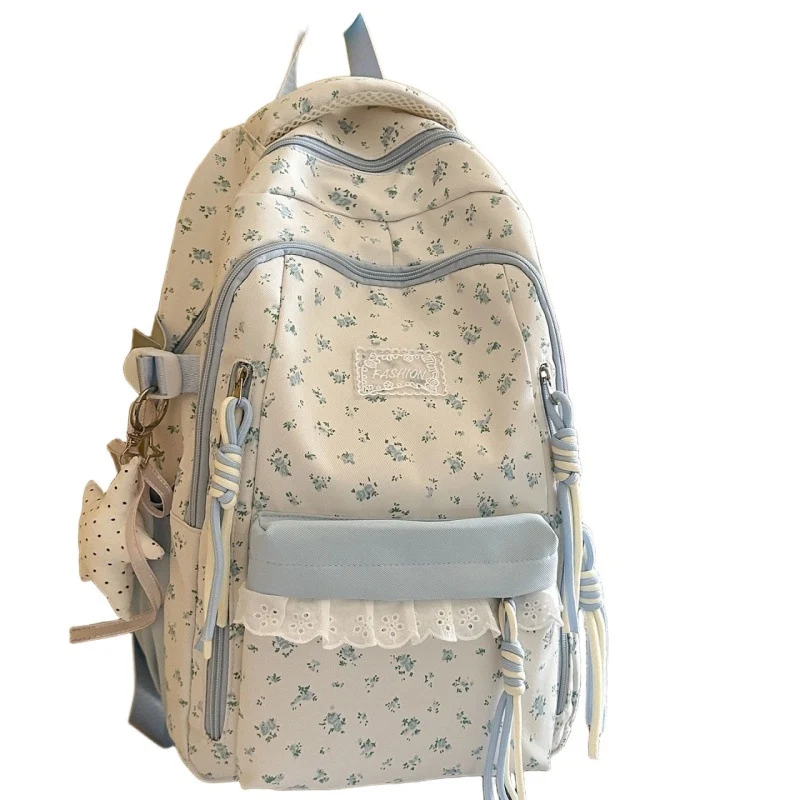 Stylische Blumenmuster-Rucksack Brehn