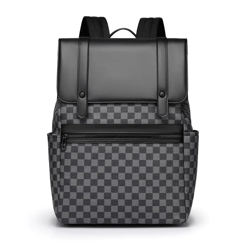 Moderner Karierter Muster Rucksack Brehn
