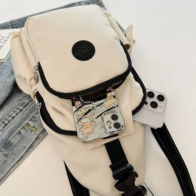Multi-Pocket Casual Sling Bag Brehn