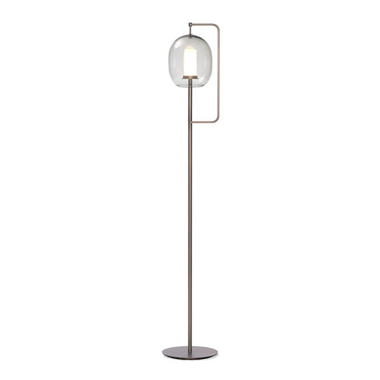 Moderne Glaslaterne Stehlampe