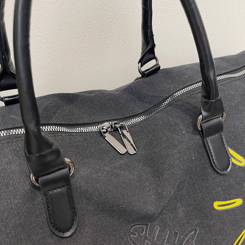 Verspielte Grafik Wochenend-Duffle-Tasche Brehn