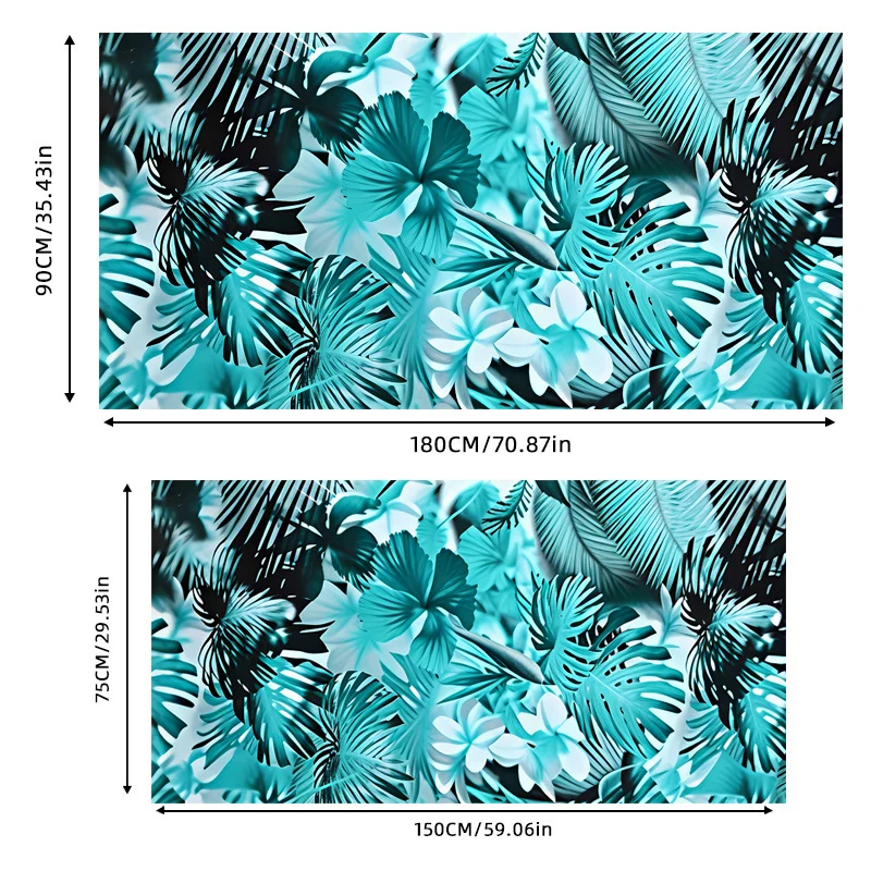 Strandtuch mit floralem Aquarell-Design Skanto