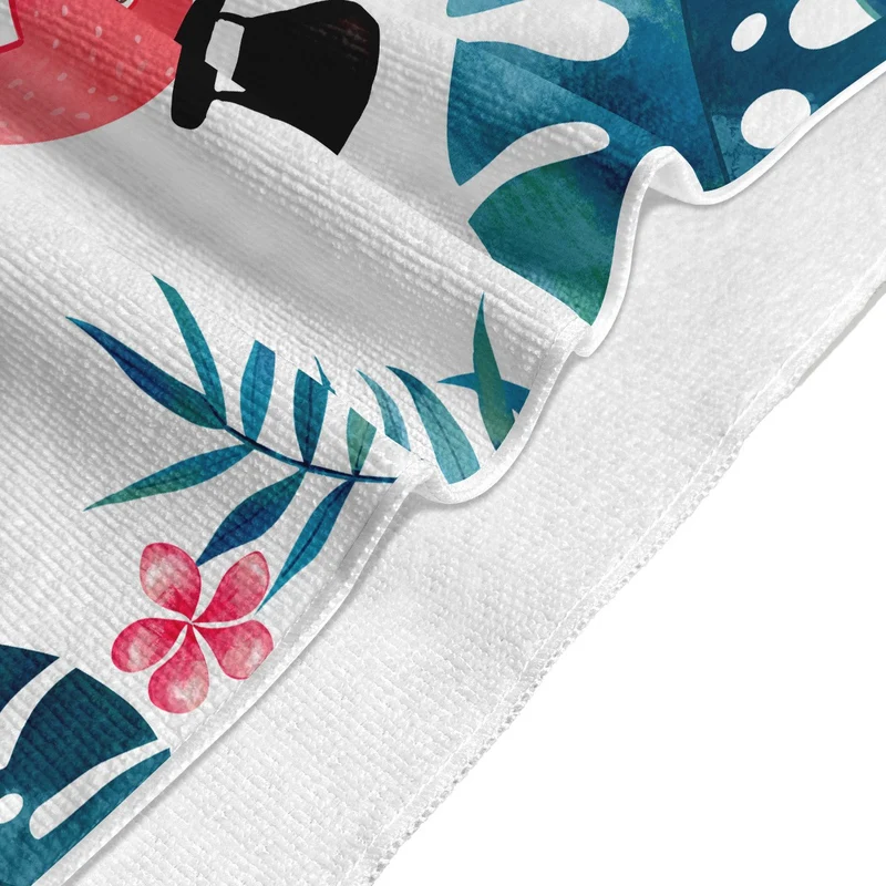 Strandtuch mit buntem Blumenmuster Skanto