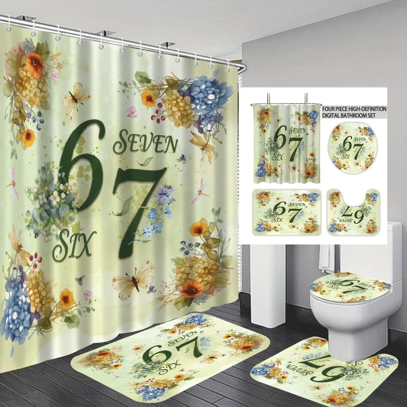 Badezimmer-Set im farbenfrohen Dessert-Design Skanto